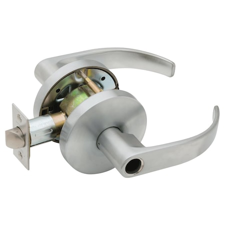 Falcon Grade 2 Classroom Cylindrical Lock, Less Cylinder, Quantum Lever, Standard Rose, Satin Chrome Finish W561LD Q 626